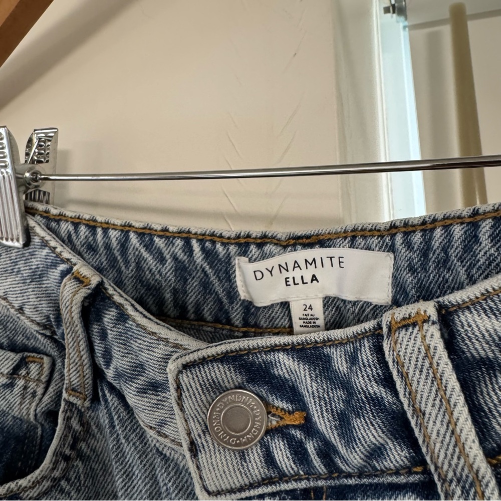 Dynamite Denim Blue Women's Shorts NEW - Picture 5 of 7